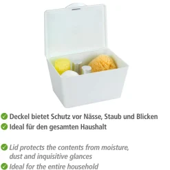 Aufbewahrungsbox Brasil Weiß ^ Wenko Discount