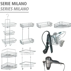 Eckregal Milano mit 2 Etagen ^ Wenko Best