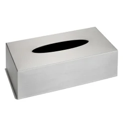 Edelstahlbox für Kosmetiktücher matt ^ Wenko Outlet