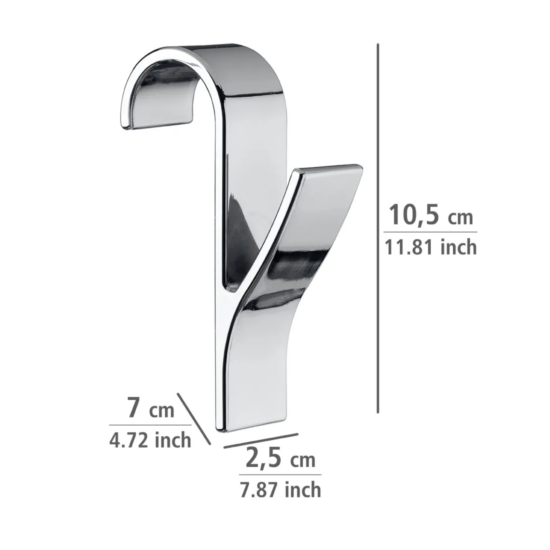 Haken für Handtuchheizkörper chrom 2er Set ^ Wenko Hot