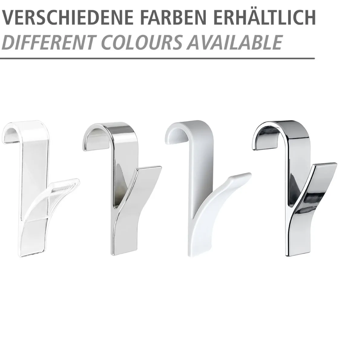 Haken für Handtuchheizkörper chrom 2er Set ^ Wenko Hot