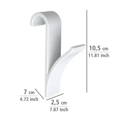 Haken für Handtuchheizkörper weiß 2er Set ^ Wenko Best