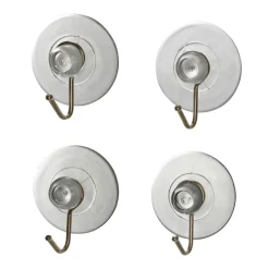 Saughaken Nickel transparent 4er Set ^ Wenko Clearance