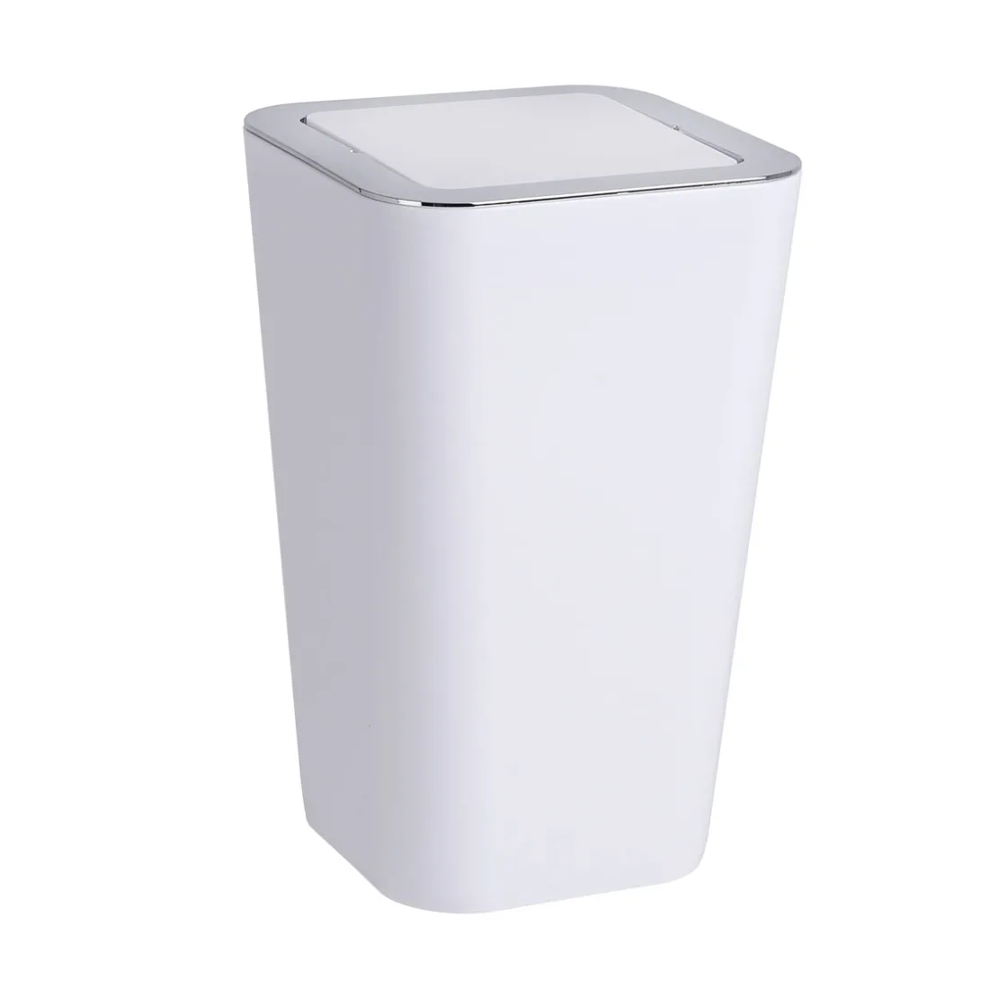 Schwingdeckeleimer Candy weiß 6 L ^ Wenko Hot
