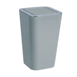 Schwingdeckeleimer Candy grau 6 L ^ Wenko