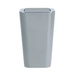Schwingdeckeleimer Candy grau 6 L ^ Wenko