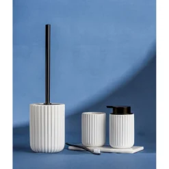 Seifenspender Belluno weiß Keramik Pumpspender ^ Wenko Outlet