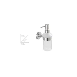 Seifenspender Bosio matt ca 200 ml ^ Wenko Online