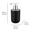 Seifenspender Brasil schwarz 320 ml ^ Wenko Online