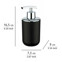 Seifenspender Brasil schwarz 320 ml ^ Wenko Online