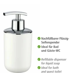 Seifenspender Brasil weiß 320 ml ^ Wenko Hot