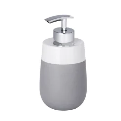 Seifenspender Malta grau/weiß 290 ml ^ Wenko New