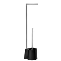 Stand WC-Garnitur Avola schwarz ^ Wenko New