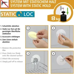 Static-Loc Nickelhaken Osimo 4er Set ^ Wenko Sale