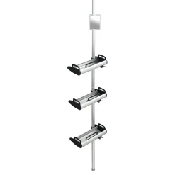 Teleskop Dusch-Regal Line mit 3 Ablagen ^ Wenko Discount