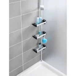 Teleskop Dusch-Regal Line mit 3 Ablagen ^ Wenko Discount
