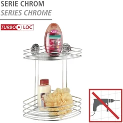 Turbo-Loc Eckregal 2 Ablagen ^ Wenko Outlet