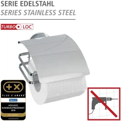Turbo-Loc Toilettenpapierhalter Cover ^ Wenko New