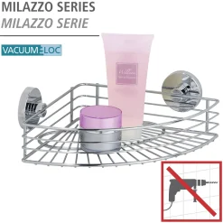 Vacuum-Loc Eckablage Bari ^ Wenko Online