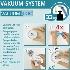 Vacuum-Loc Toilettenpapierhalter Milazzo ^ Wenko Best