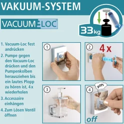Vacuum-Loc Wandablage Quadro ^ Wenko