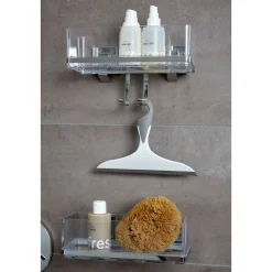 Vacuum-Loc Wandablage Quadro mit Haken ^ Wenko Discount