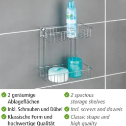 Wandregal Classic 2 Etagen ^ Wenko