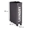 Wäschesammler Corno grau 43 l ^ Wenko Clearance