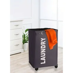 Wäschesammler Quadro grau 79 l ^ Wenko Hot
