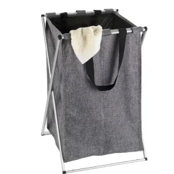 Wäschesammler Uno grau meliert 52 l ^ Wenko Discount
