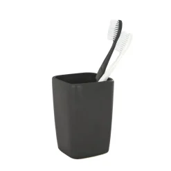 Zahnputzbecher Faro schwarz ^ Wenko Discount