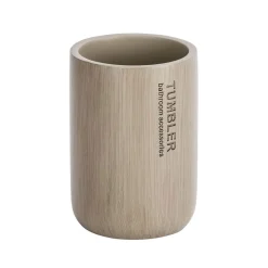 Zahnputzbecher Palo taupe ^ Wenko