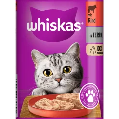 Katzenfutter Rind in Terrine 400 g Dose ^ Whiskas Hot