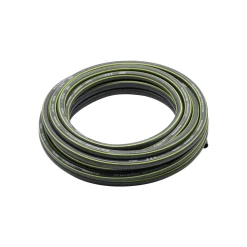 Gartenschlauch Standard grau mit grünen Streifen 1/2" 20 m mit Anschlüssen ^ Wingart Discount