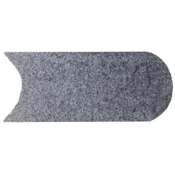 Granit-Mähkante 24 x 10 cm grau-graphit ^ Wingart New