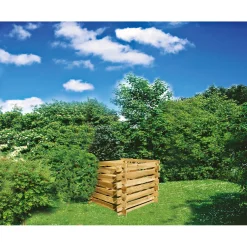Komposter natur 100 x 70 x 100 cm ^ Wingart Online