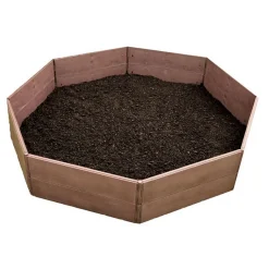 Variables Hochbeet 8 Paneele Holzstruktur braun ^ Wingart Clearance