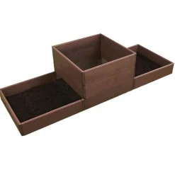 Variables Hochbeet 8 Paneele Holzstruktur braun ^ Wingart Clearance