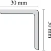 Winkelprofil WP 30 weiß 2 m ^ Discount