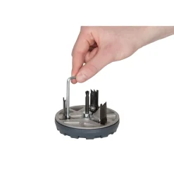 Lochsäge verstellbar Durchmesser 45–90 mm ^ Wolfcraft Outlet