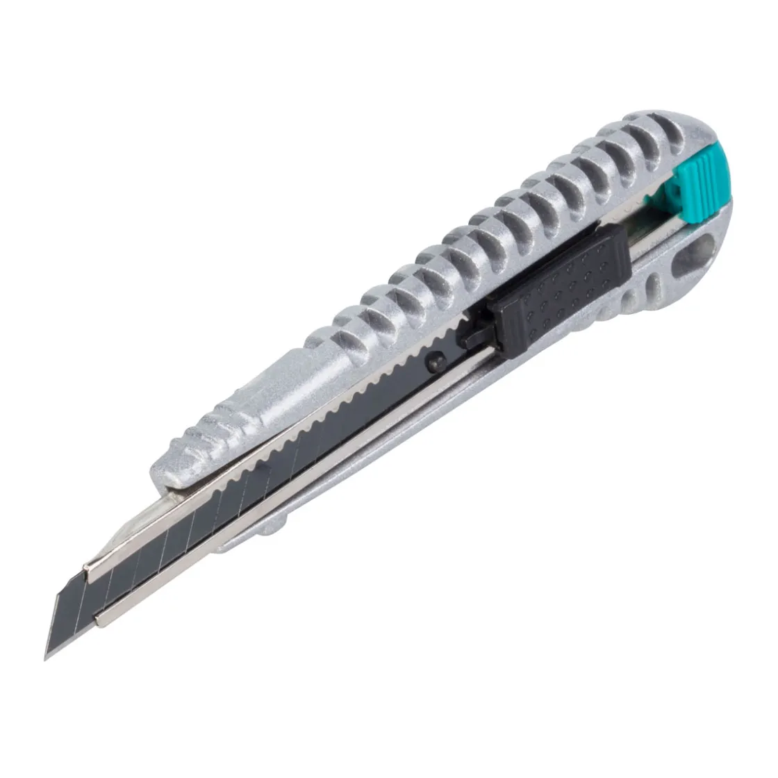 Metall-Abbrechklingen-Messer 9 mm schwarze Klinge Profi-Sharp ^ Wolfcraft New