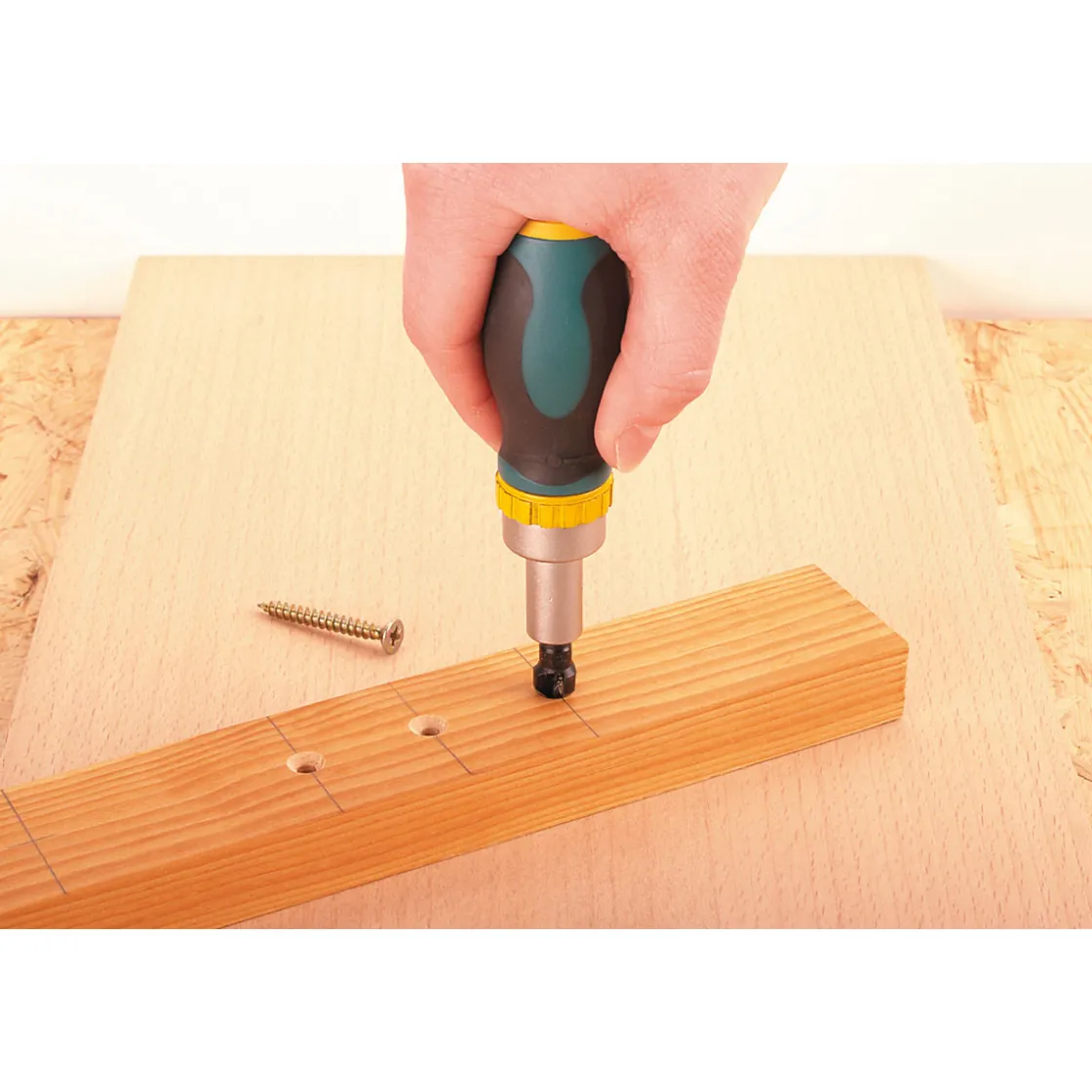 Mini-Handschraubendreher mit Ratschenfunktion ^ Wolfcraft Sale