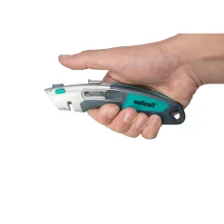 Profi-Dual-Sicherheitsmesser mit Trapezklinge ^ Wolfcraft Sale