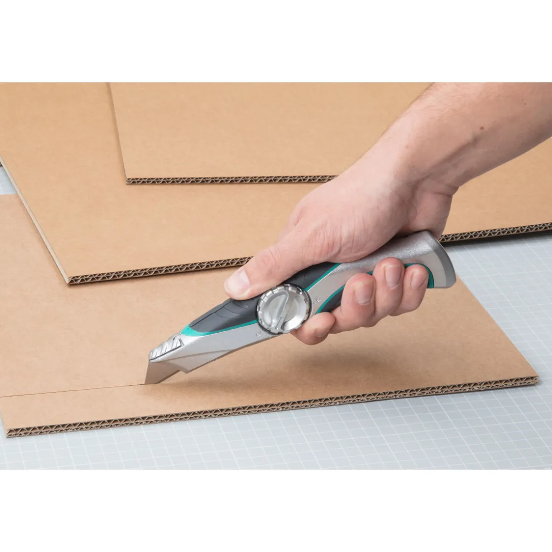 Profi-Trapezklingen-Messer mit Feststehklinge ^ Wolfcraft New
