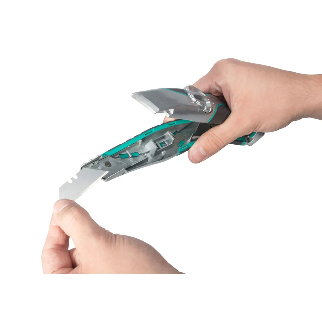 Profi-Trapezklingen-Messer mit Feststehklinge ^ Wolfcraft New