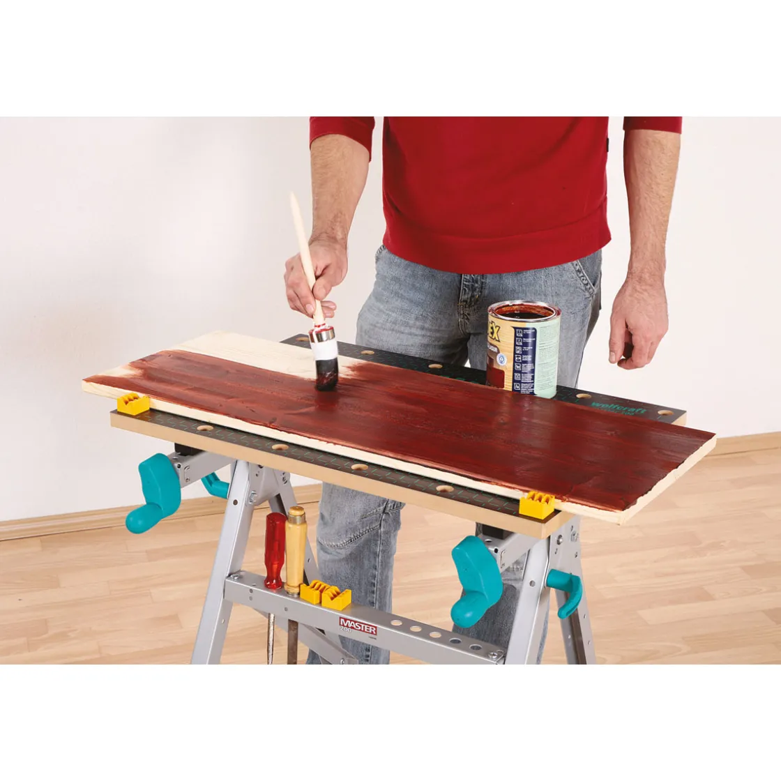 Spann- und Arbeitstisch MASTER 200 ^ Wolfcraft Discount