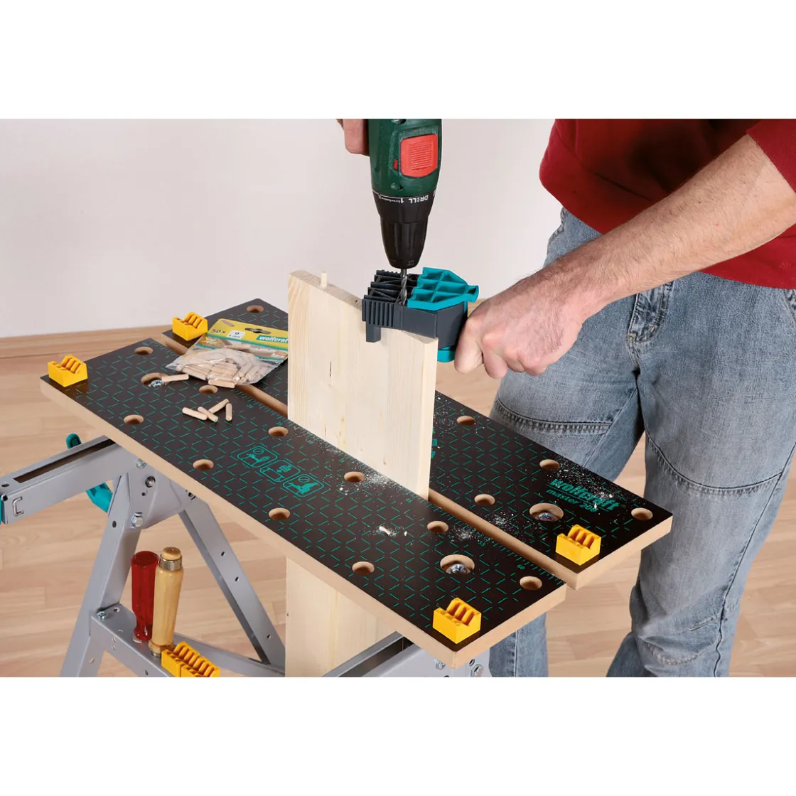 Spann- und Arbeitstisch MASTER 200 ^ Wolfcraft Discount