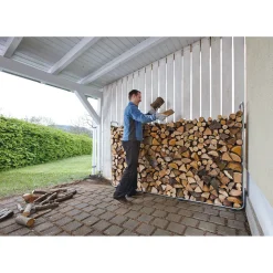 Stapelhilfe Modular XXL für Brennholz ^ Wolfcraft
