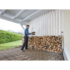 Stapelhilfe Modular XXL für Brennholz ^ Wolfcraft