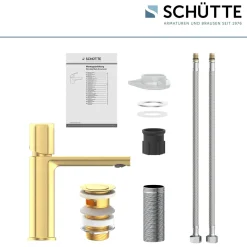 WT-Armatur New York gold Kartusche mitkeram.Dichtungen inkl. Push-Open-Garni. ^ Schütte Clearance